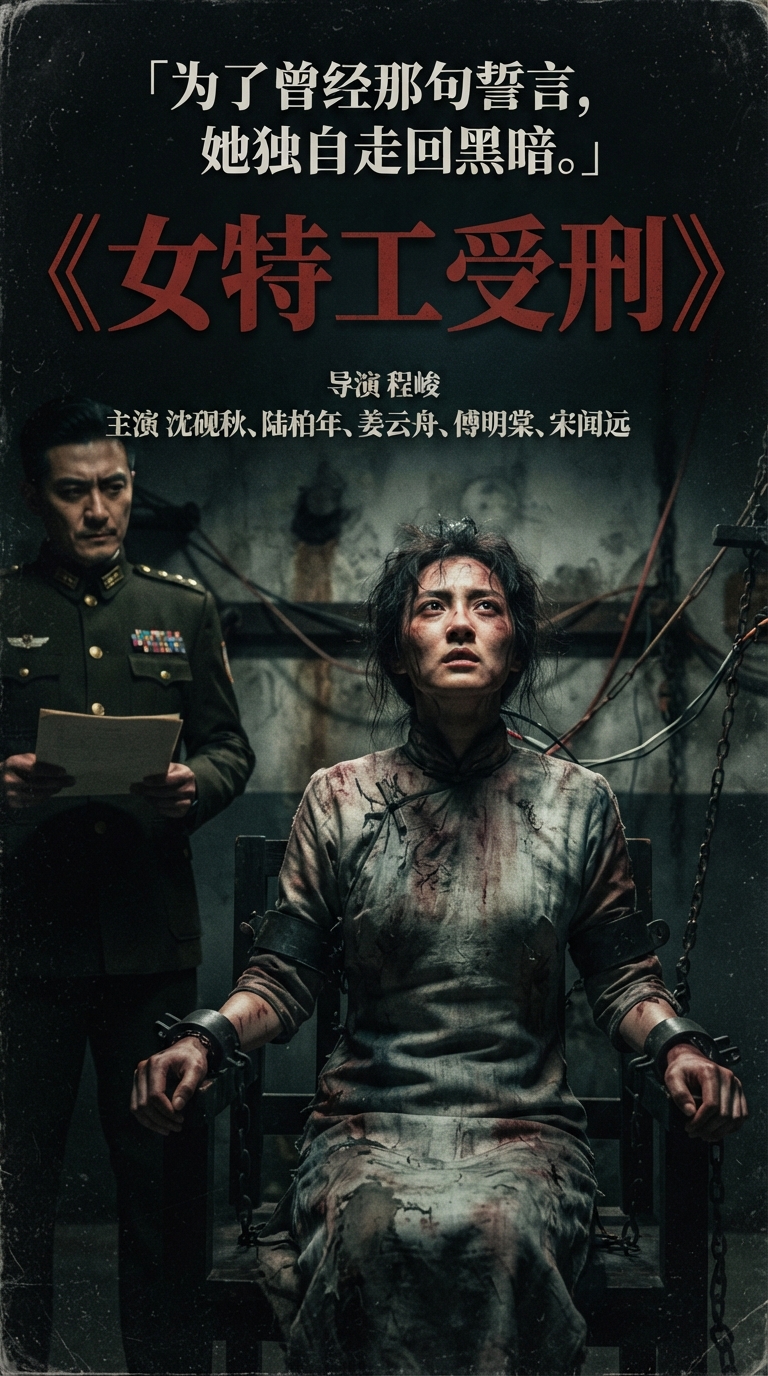 《女特工受刑》海报